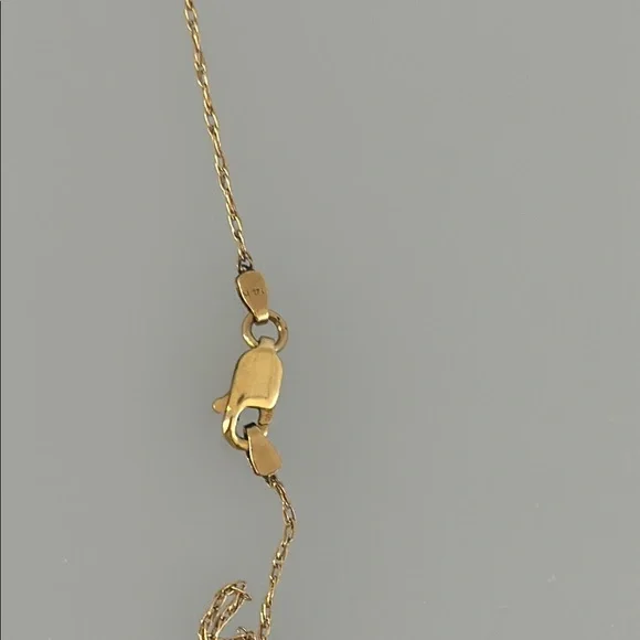 Mikimoto 14k real solid Gold Pearl Diamond Necklace - Picture 12 of 12